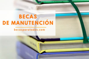 Becas de manutencion ayudas