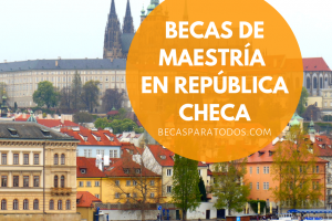 becas de maestría en república checa