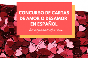 Concurso de cartas de amor y desamor