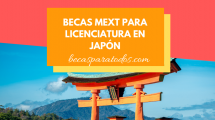 becas mext para licenciatura en japón