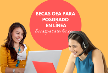 Becas OEA para posgrado en línea