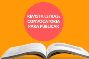 Revista Letras convocatoria para publicar