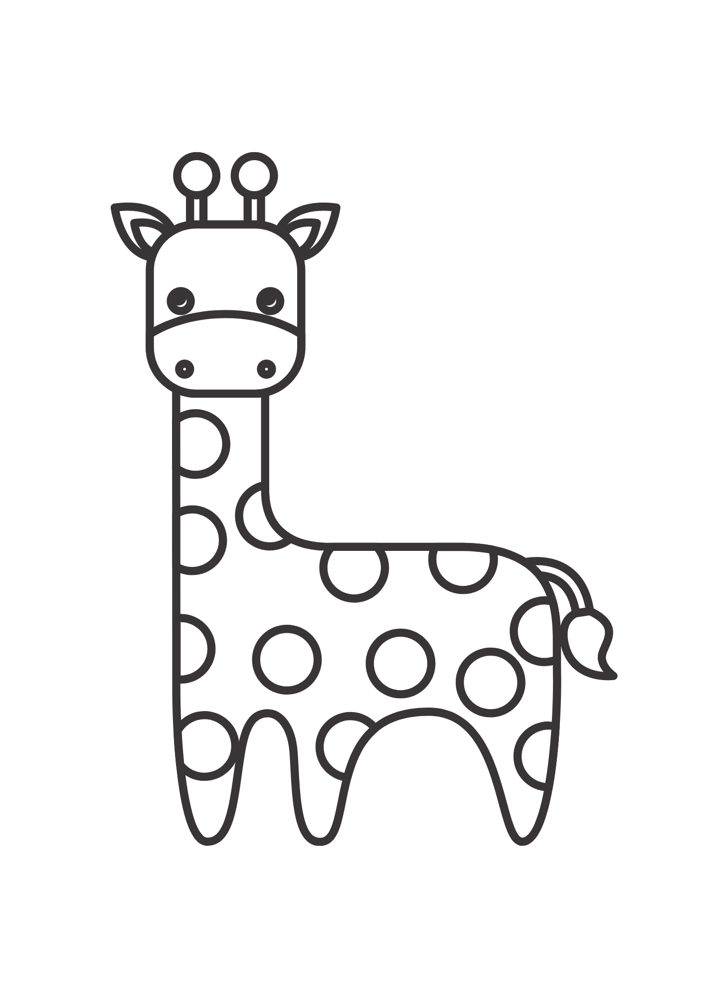 Dibujos de animales para colorear. Imprimir y descargar