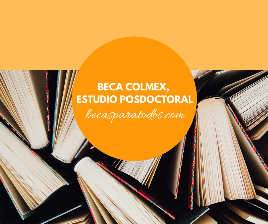 Beca COLMEX estudio posdoctoral